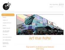 Tablet Screenshot of popgalleryorlando.com